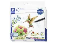 Fineliner STAEDTLER Triplus 40 ass (40)