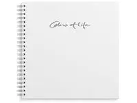 Fotoalbum BURDE 30x30cm Col of life hvit