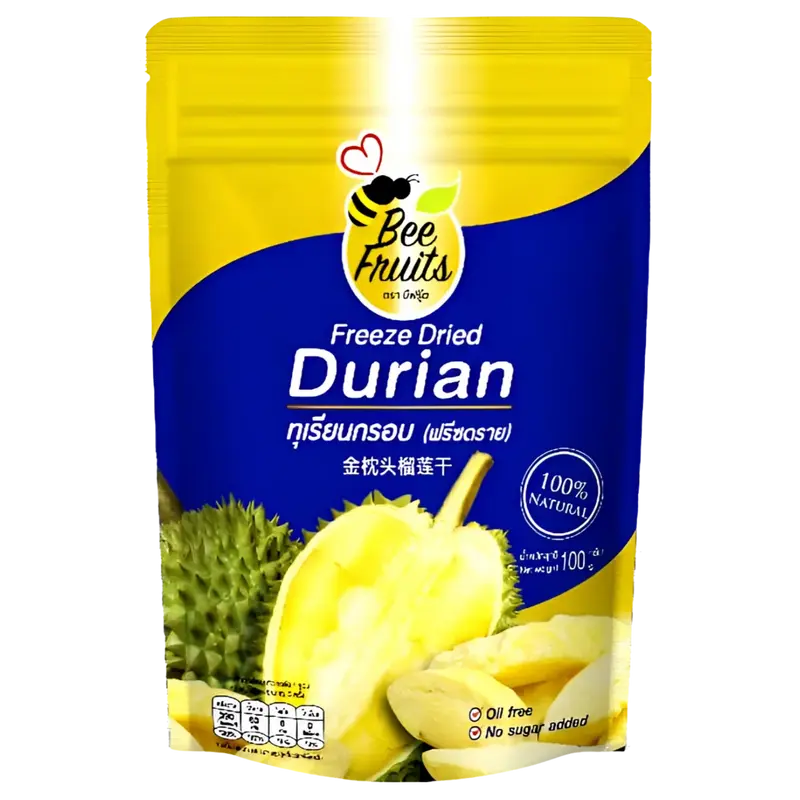 Freeze Dried Durian - Bee Fruits, 50g