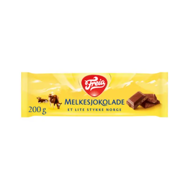 Freia Milk Chocolate 200g – Norwegian Melkesjokolade