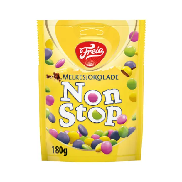 Freia Milk Chocolate Non Stop – Non Stop Melkesjokolade 150g Freia
