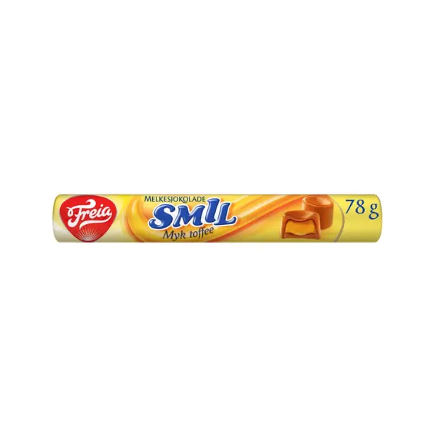 Freia Smil Toffee Roll 78g – Norwegian Smil Rull