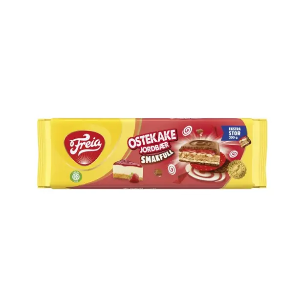 Freia Strawberry Cheesecake 300g – Smakfull Ostekake Jordbær
