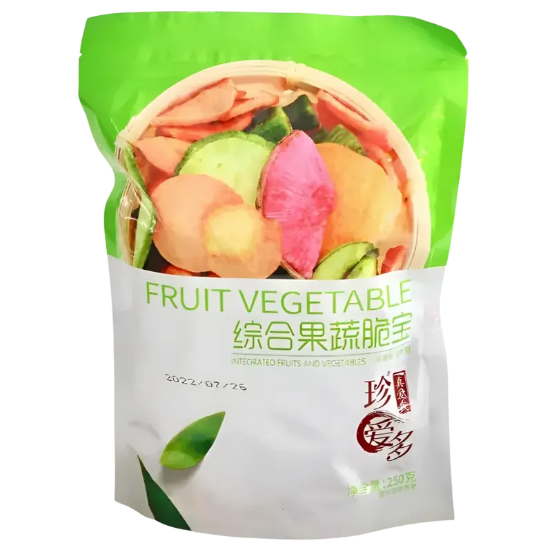 Frysetørket frukt og grønnsaker, 250g