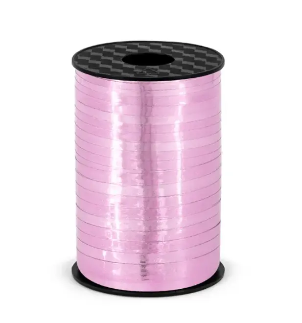 Gavebånd - Metallisk rosa