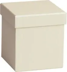 Gaveeske 11x11x12cm kube offwhite