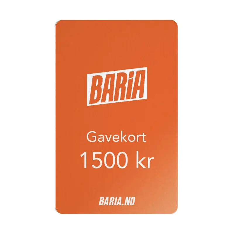 Gavekort 1500 kr
