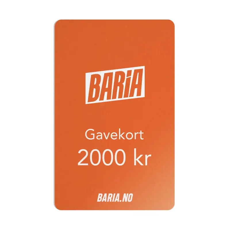 Gavekort 2000 kr