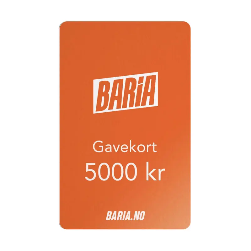 Gavekort 5000 kr