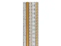 Gavepapir 70cmx1,5m Metallic