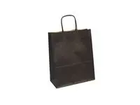 Gavepose CF kraft 22x10x27 cm sort (25)