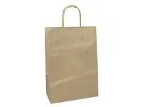 Gavepose kraft 18x7x24cm m/håndtak (25)