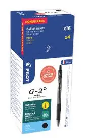 Geleroller PILOT G2+ 05 sort (20)