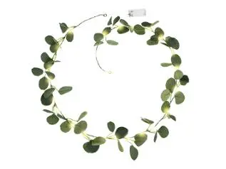 Girlander Eucalyptus m/LED-lys 2m