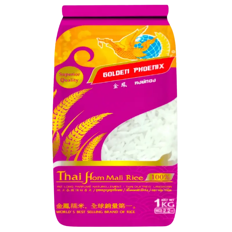 Golden Phoenix Thai Hom Mali Rice (Jasmine rice), 1kg