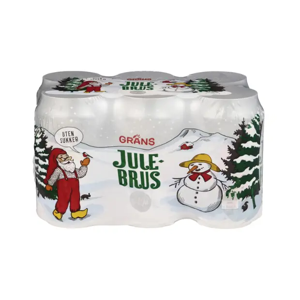 Grans Julebrus Sugar-Free - Julebrus Sukkerfri 6 x 0.33L, 1,98L Grans