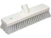 Gulvbørste VIKAN stiv 30cm hvit