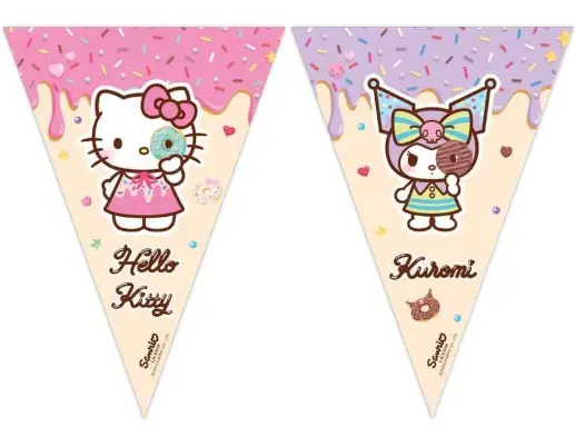 HEllo kitty og Kuromi vimpler