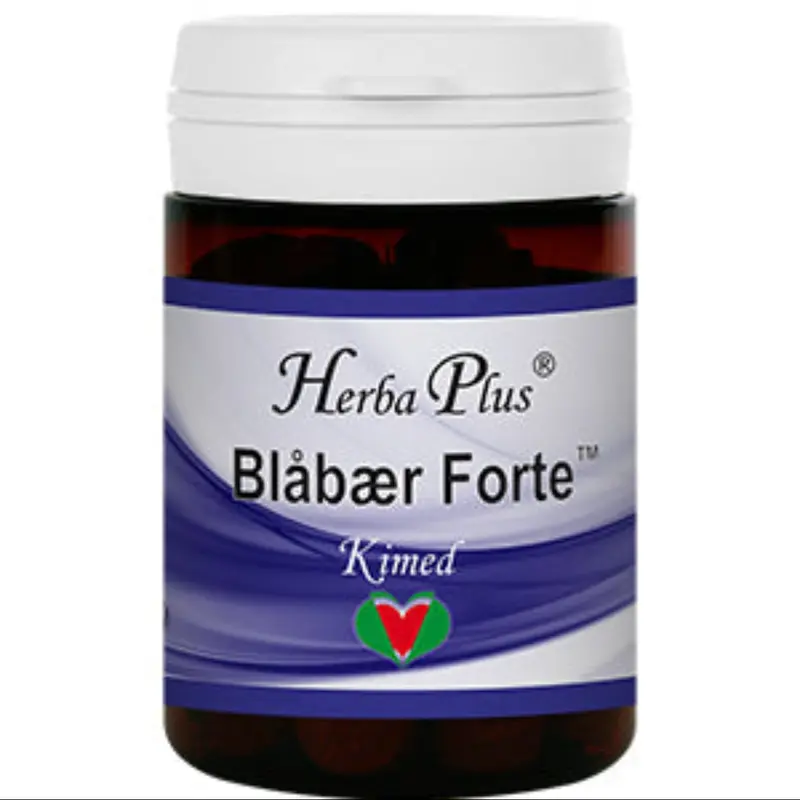 Herba Plus Blåbær Forte 60 kapsler – blåbærekstrakt
