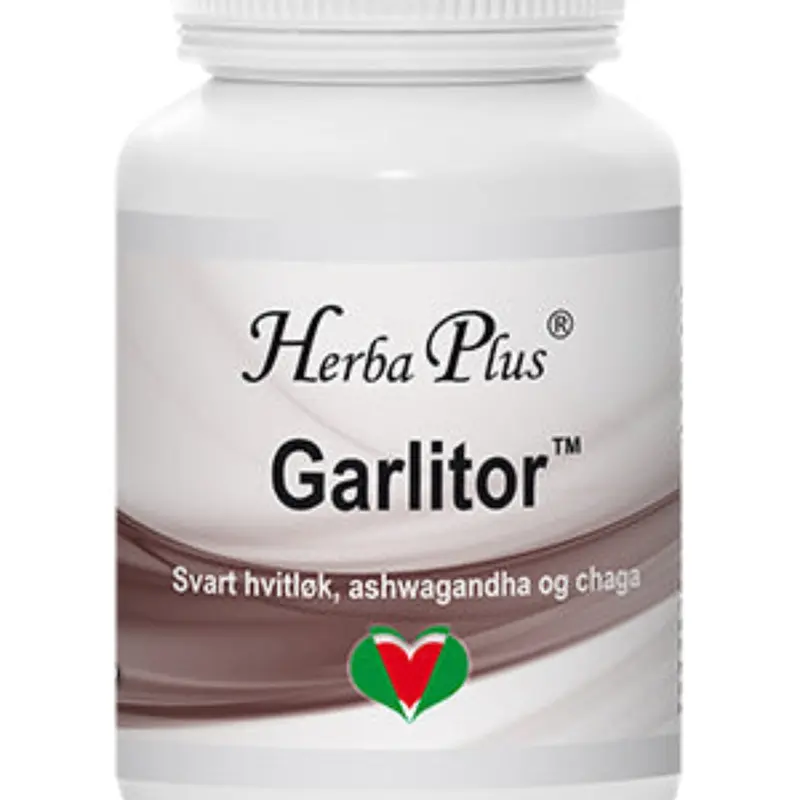 Herba Plus Garlitor 120 kapsler – kosttilskudd