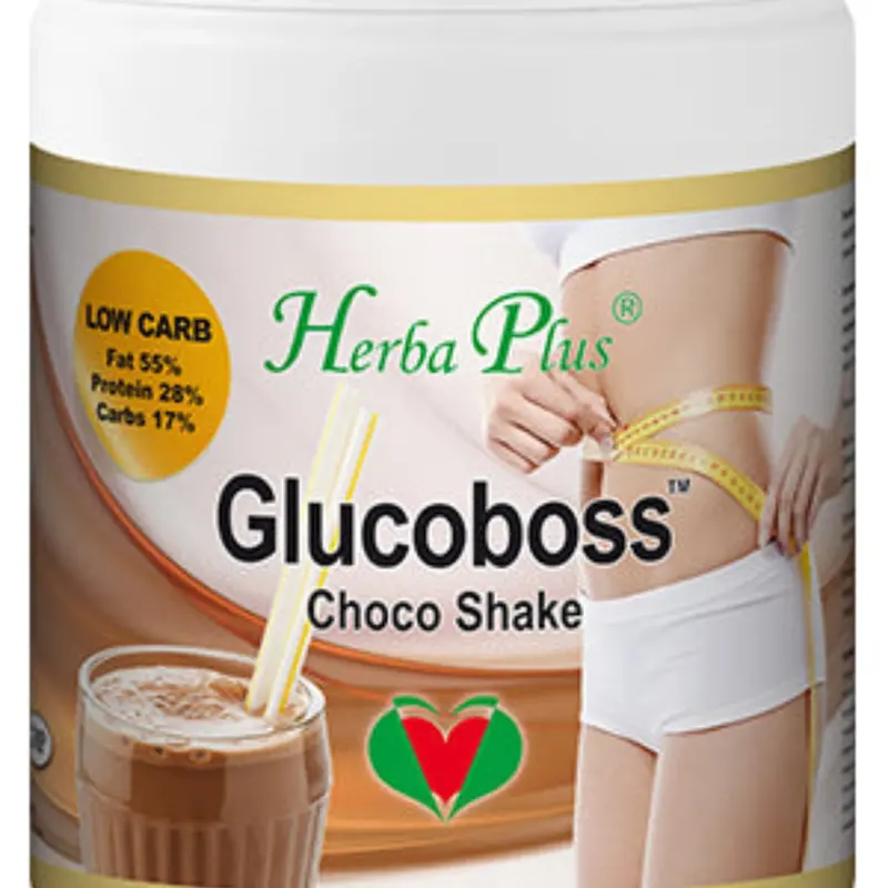 Herba Plus Glucoboss Choco 400 g – næringspulver