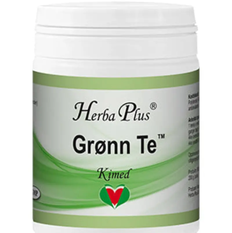 Herba Plus Grønn Te 200 g – urtepulver med grønn te-ekstrakt
