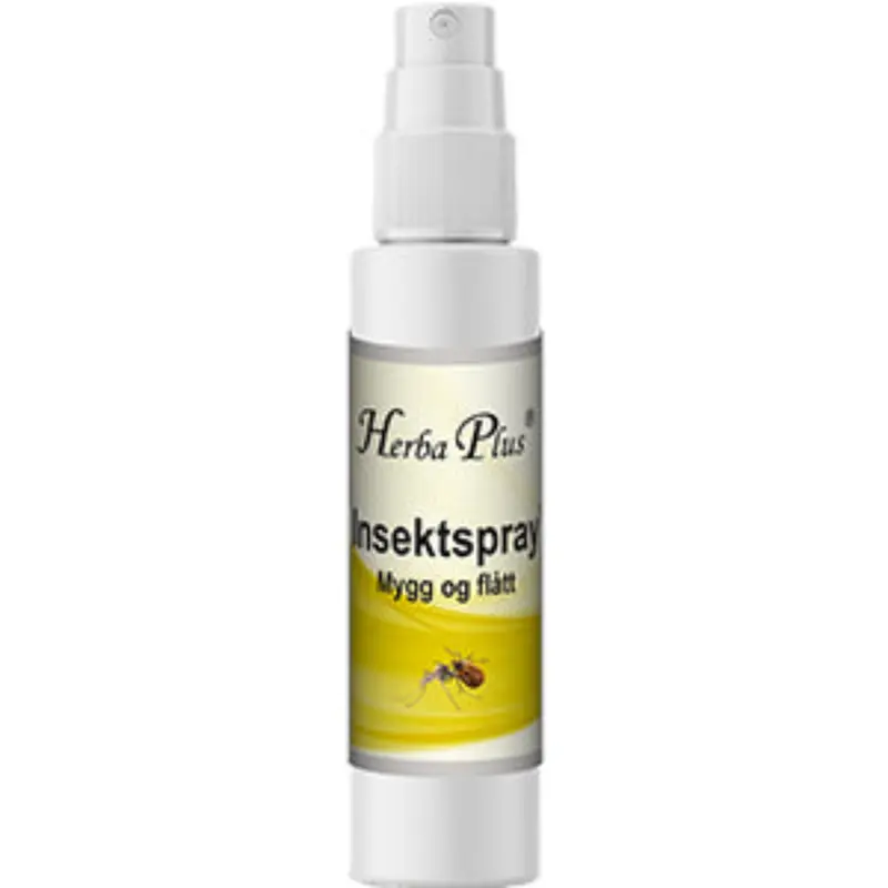 Herba Plus Insektsspray – Naturlig beskyttelse mot mygg og flått med sitronella, lavendel og eukalyptus, 100 ml