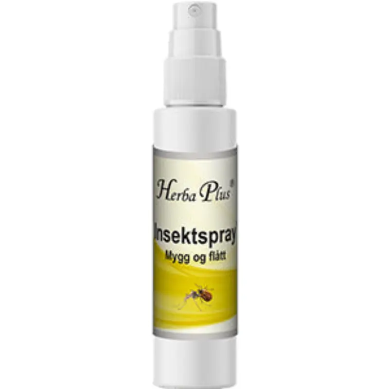 Herba Plus Insektsspray – Naturlig beskyttelse mot mygg og flått med sitronella, lavendel og eukalyptus, 50 ml