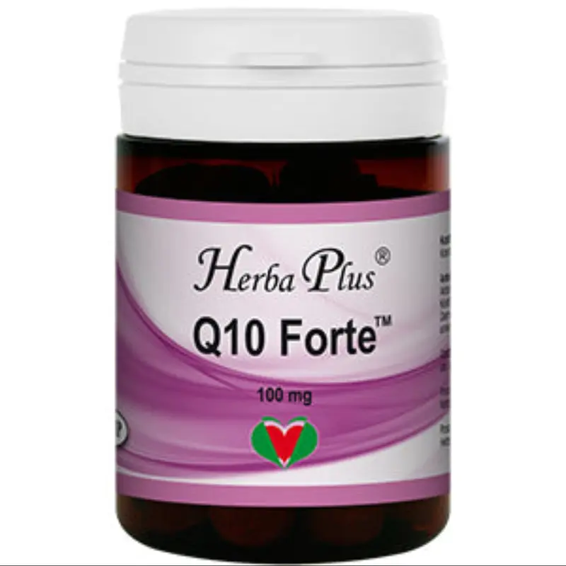 Herba Plus Q10 Forte 60 kapsler – koenzym Q10 100 mg