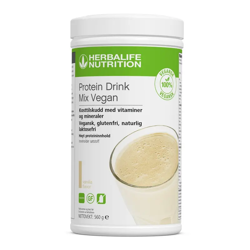 HERBALIFE - Protein Drink Mix Vegan Vanilje