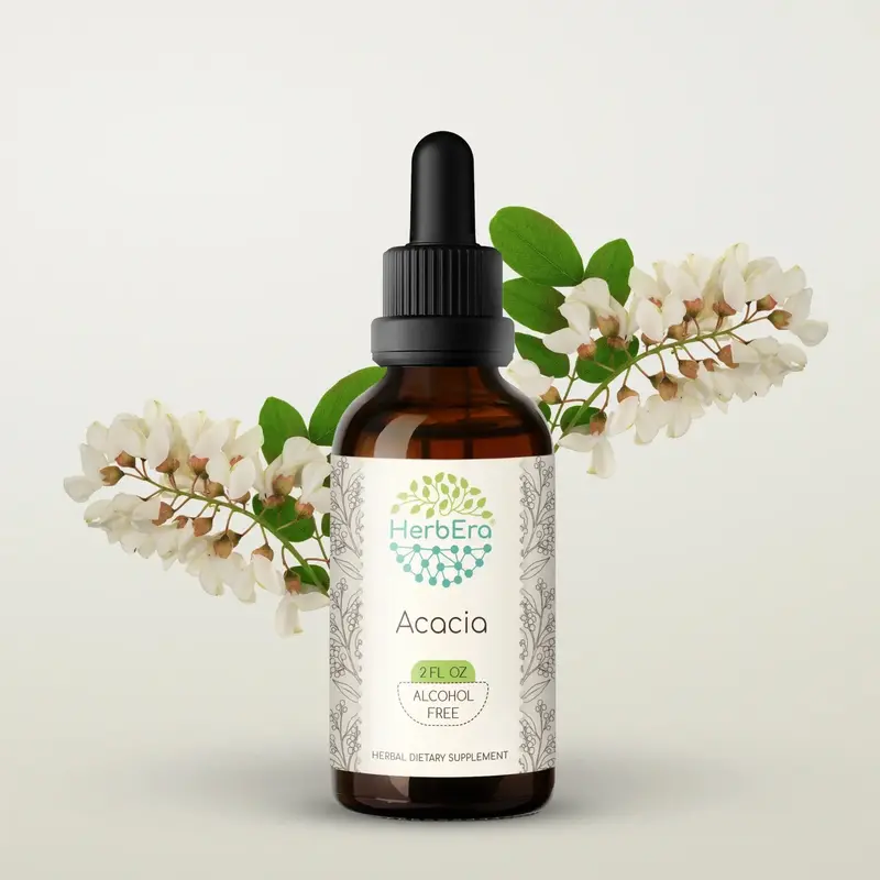 HerbEra Acacia Tincture (Alcohol-Free, 59 ml)