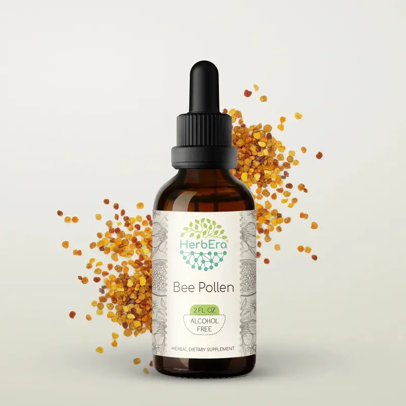 HerbEra Bee Pollen Tincture (Alcohol-Free, 59 ml)
