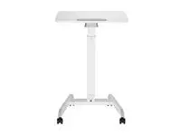 Hev/senk bord KENSON GetUpDesk tilt hvit