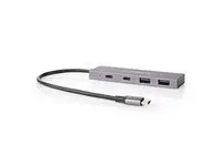 Hub NEDIS 2xUSB-C 2xUSB-A