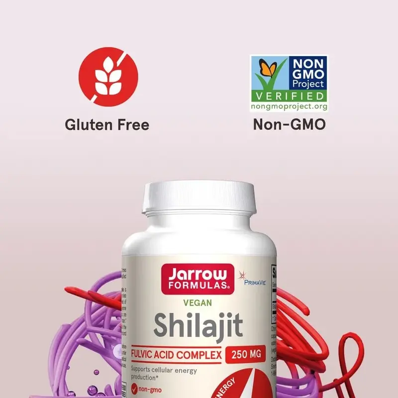 Jarrow Formulas Shilajit Fulvic Acid Complex (250 mg, 60 vegan capsules)