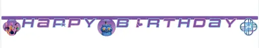 K-POP demon hunters Happy birthday banner