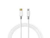 Kabel NEDIS USB-C til lightning 1m