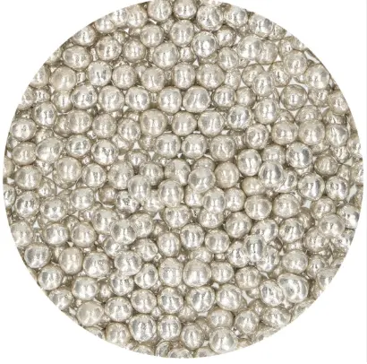 Kakestrøssel - Medium metallic silver
