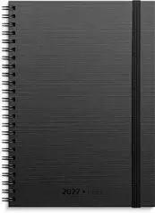Kalender GRIEG Leo A5 spiral 2027 sort