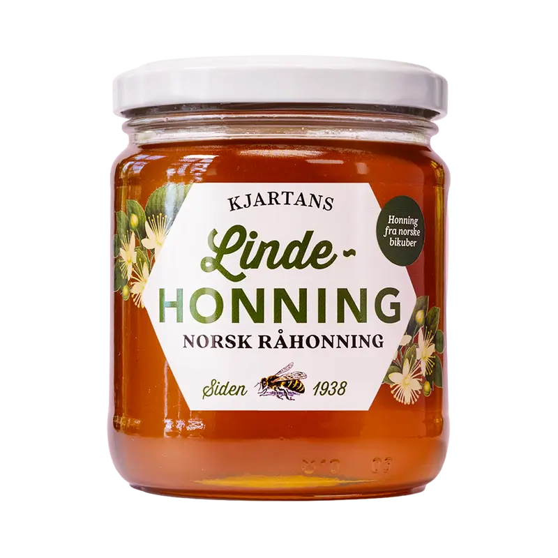 Kjartans flytende Lindehonning 350 gram
