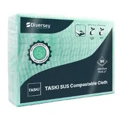 Klut TASKI SUS Compost 43x31cm grønn(50)