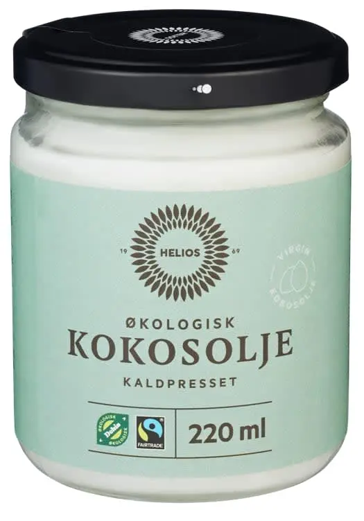 Kokosolje Ex Virgin Økol 220ml Helios