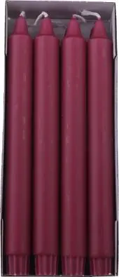 Kronelys DIANA stearin 24cm burgunder(8)
