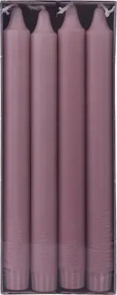 Kronelys DIANA stearin 24cm rosa (8)