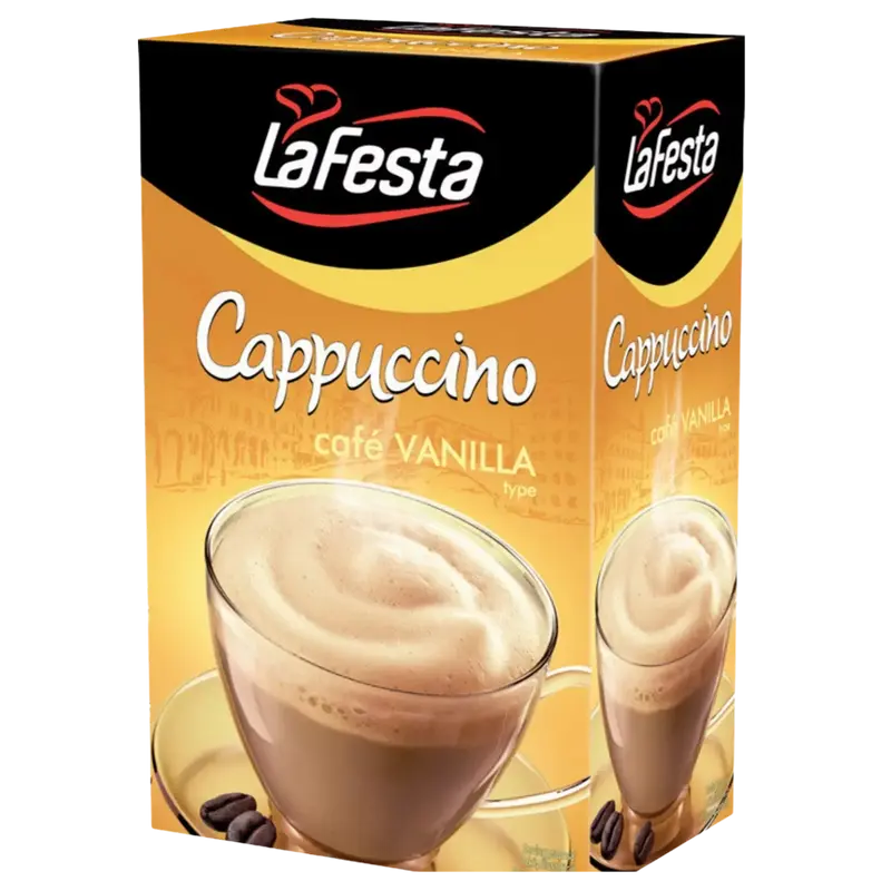 LaFesta Cappuccino Café Vanilla Instant Drink 10-Sachets, 125g