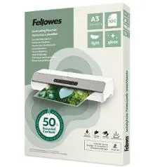 Lamineringslomme FELLOWES A3 80my (100)