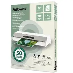 Lamineringslomme FELLOWES A4 80my (100)