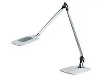 Lampe MEET Jim LED sølv/hvit