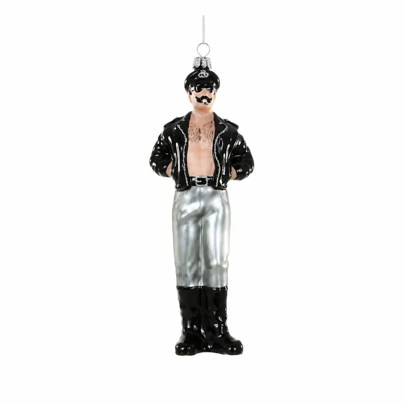 Leather Man Ornament