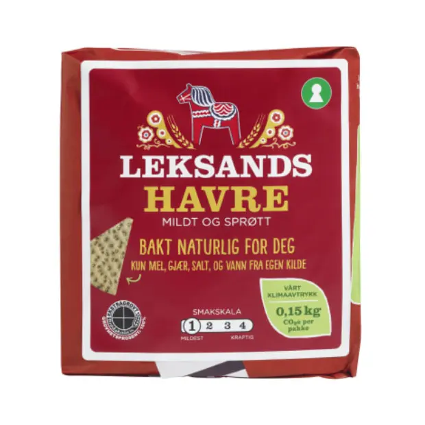 Leksands Crispbread Oats - Leksands Knekke Havre 200g